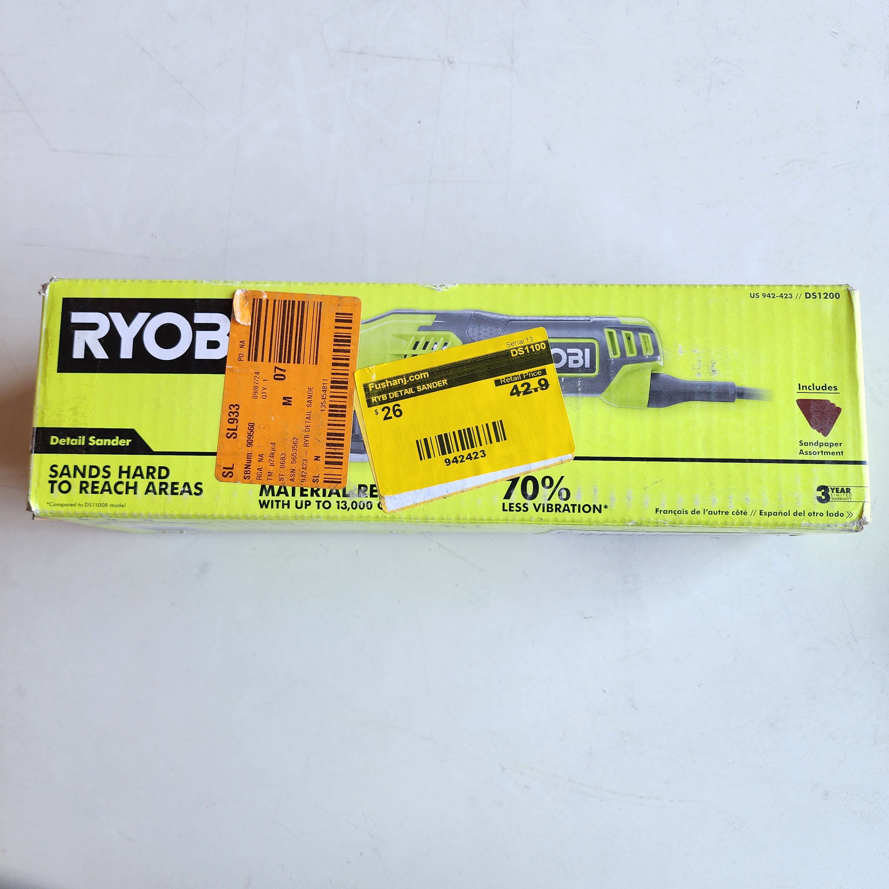 Ryobi DETAIL SANDER (DS1100) Ryobi DETAIL SANDER (DS1100)